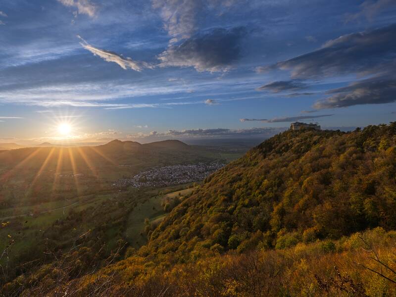 Sonnenuntergang in der Natur