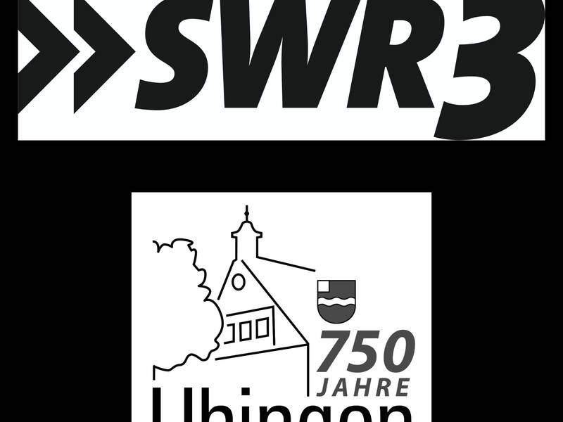 SWR 3 Logo und Logo Stadt Uhingen für das Jubiläum